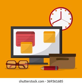 Office icons design 