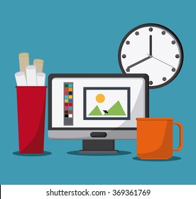Office icons design 