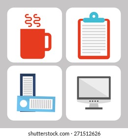 office icons design, vector illustration eps10 graphic 