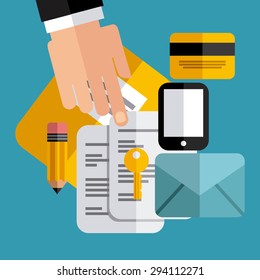 office icons design, vector illustration eps10 graphic 