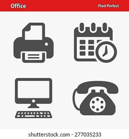 Office Icons. Professional, pixel perfect icons optimized for both large and small resolutions. EPS 8 format. Designed at 32 x 32 pixels.