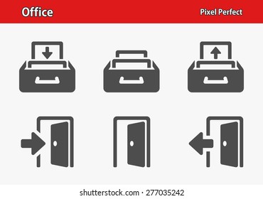 Office Icons. Professional, pixel perfect icons optimized for both large and small resolutions. EPS 8 format. Designed at 32 x 32 pixels.