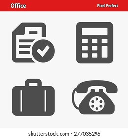 Office Icons. Professional, pixel perfect icons optimized for both large and small resolutions. EPS 8 format. Designed at 32 x 32 pixels.