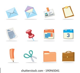 Office Icons Set 1 - Retro Collection