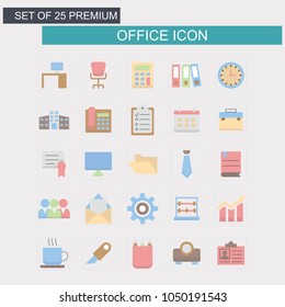 Office icons set 