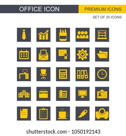 Office icons set