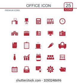Office icons set
