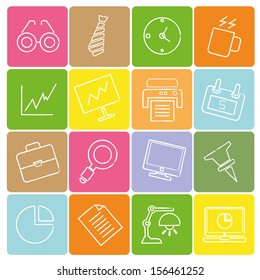 office icons set