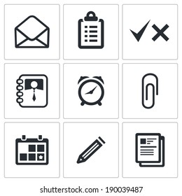 office icons set