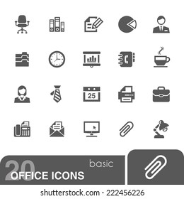 Office icons set.