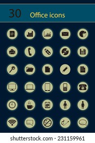 Office icons set