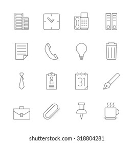 office icons set