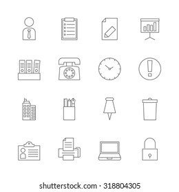office icons set