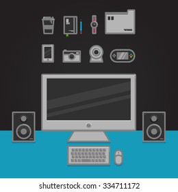 Office icons set