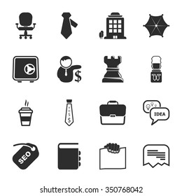 Office icons set. 