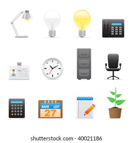 Office icons set