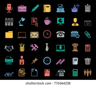 Office icons set