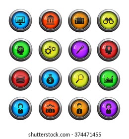Office icons set for web sites and user interface