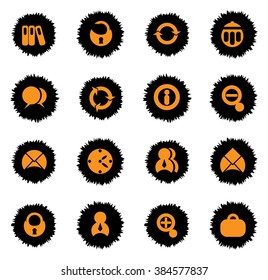 Office icons set for web sites and user interface