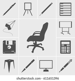 office icons vector