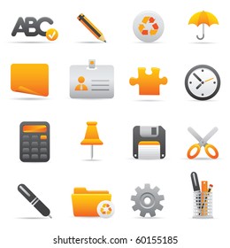 Office Icons, Yellow09 Professional icons for your website, application, or presentation