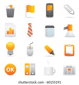 Office Icons, Yellow10 Professional icons for your website, application, or presentation