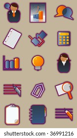 Iconos de Office para su sitio web, aplicación o presentación.