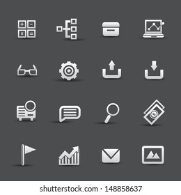 Office icons,vector