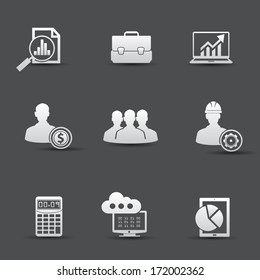 Office icons,vector