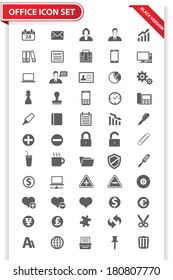 Office icons,vector