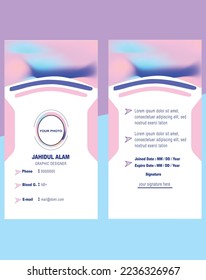  Office ID Badge Design Template
