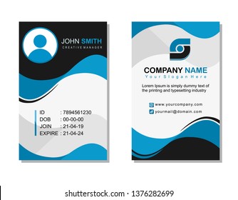 Office ID Card Template