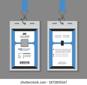 Office id card template - Corporate id card Design