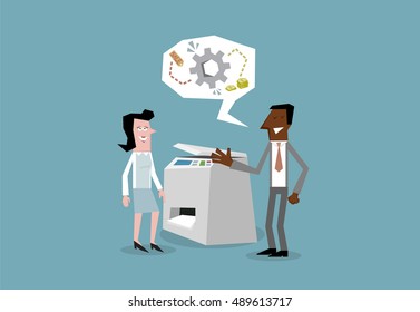 Office illustration