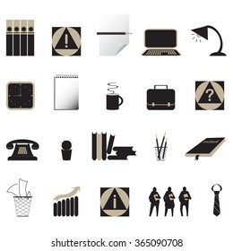 office information graphics, vector, illustration