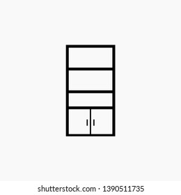 office interior icon vector isolated