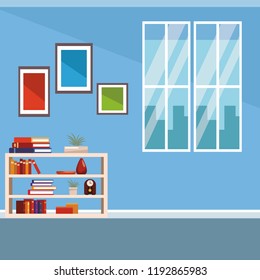 Office interior scenery