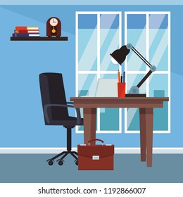 Office interior scenery