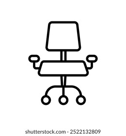 Icono de artículos de oficina Vector de stock