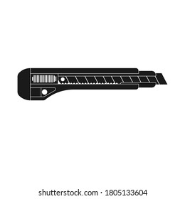 Office knife icon. EPS 10.