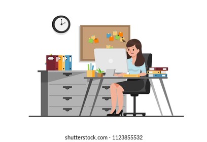 Office Lady Character