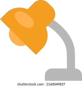 Office lamp , illustration, vector on a white background.