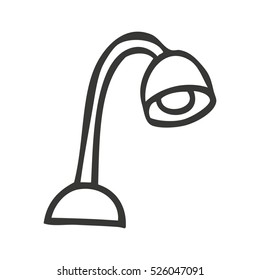 office lamp isolated icon vector illustration design