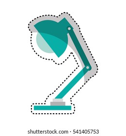 office lamp isolated icon vector illustration design