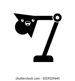 office lamp kawaii character