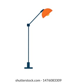 office lamp light isolated icon