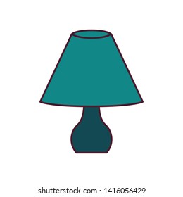 office lamp on white background
