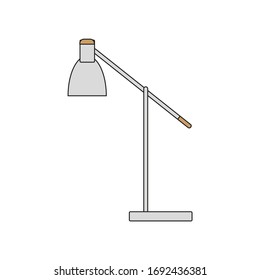 office lamp on white background