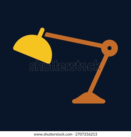 Office Lamp smart trendy vector fascinating amazing design useful Illustration colorful background.eps