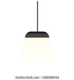 office lamp, vector illustration